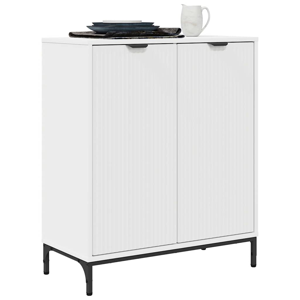 Dressoir Wit 69,5 x 33 x 82 cm Bewerkt hout