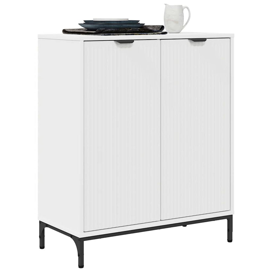 Dressoir Wit 69,5 x 33 x 82 cm Bewerkt hout