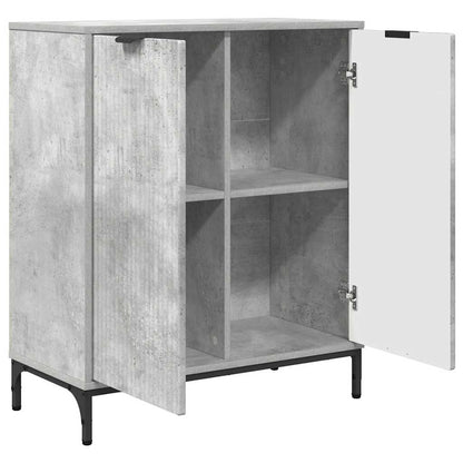 Dressoir Beton Grijs 69,5 x 33 x 82 cm Bewerkt hout