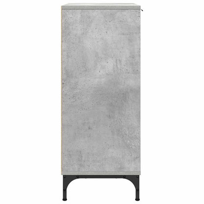 Dressoir Beton Grijs 69,5 x 33 x 82 cm Bewerkt hout