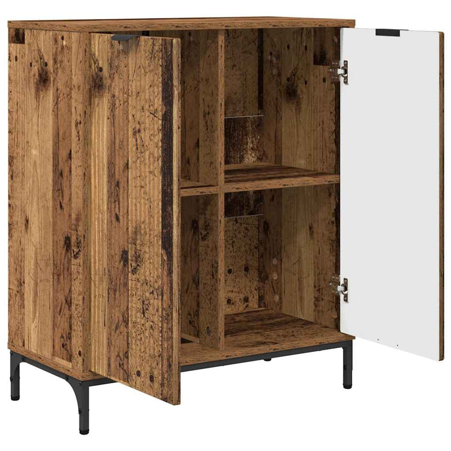 Dressoir Oudhout 69,5 x 33 x 82 cm Bewerkt hout