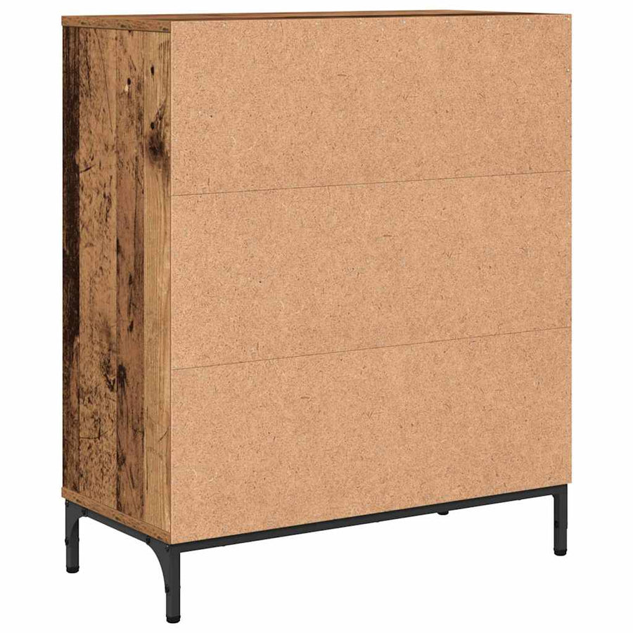 Dressoir Oudhout 69,5 x 33 x 82 cm Bewerkt hout