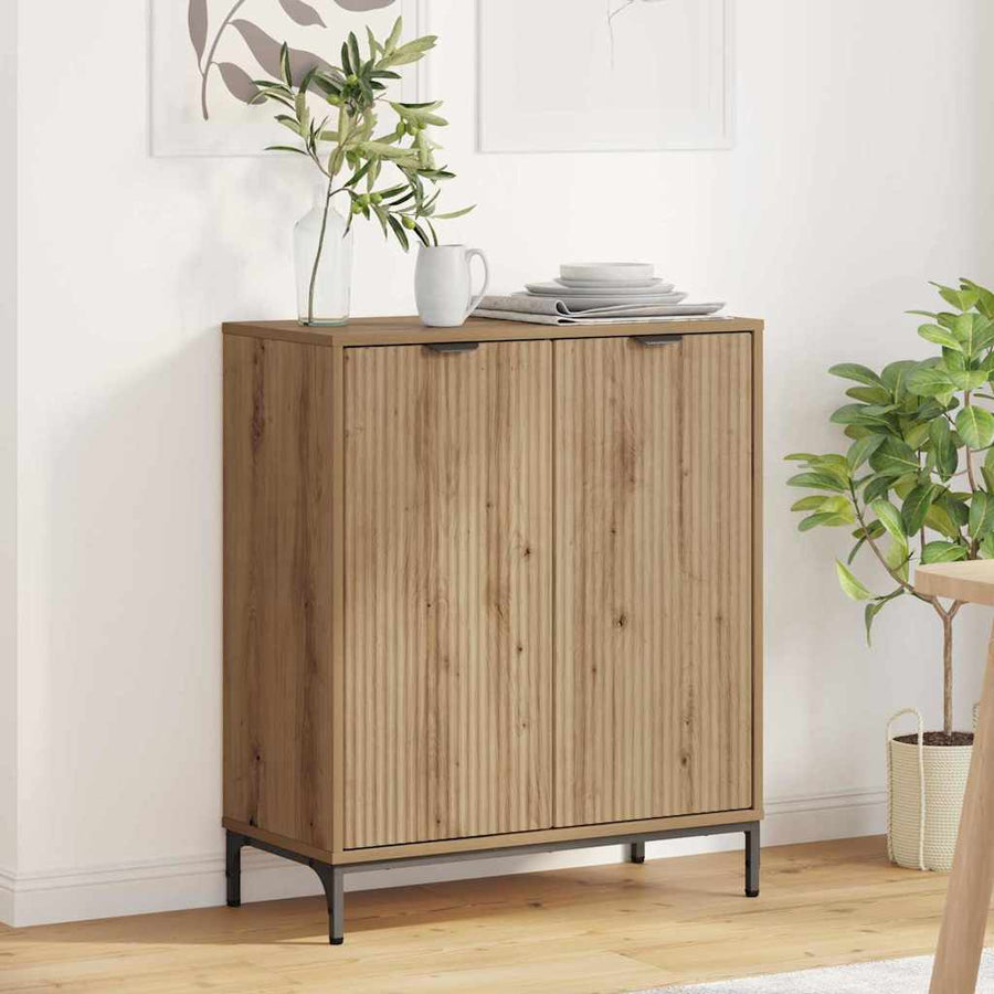 Dressoir Artisan Eiken 69,5 x 33 x 82 cm Bewerkt hout