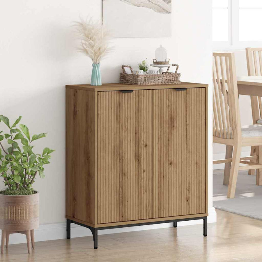 Dressoir Artisan Eiken 69,5 x 33 x 82 cm Bewerkt hout