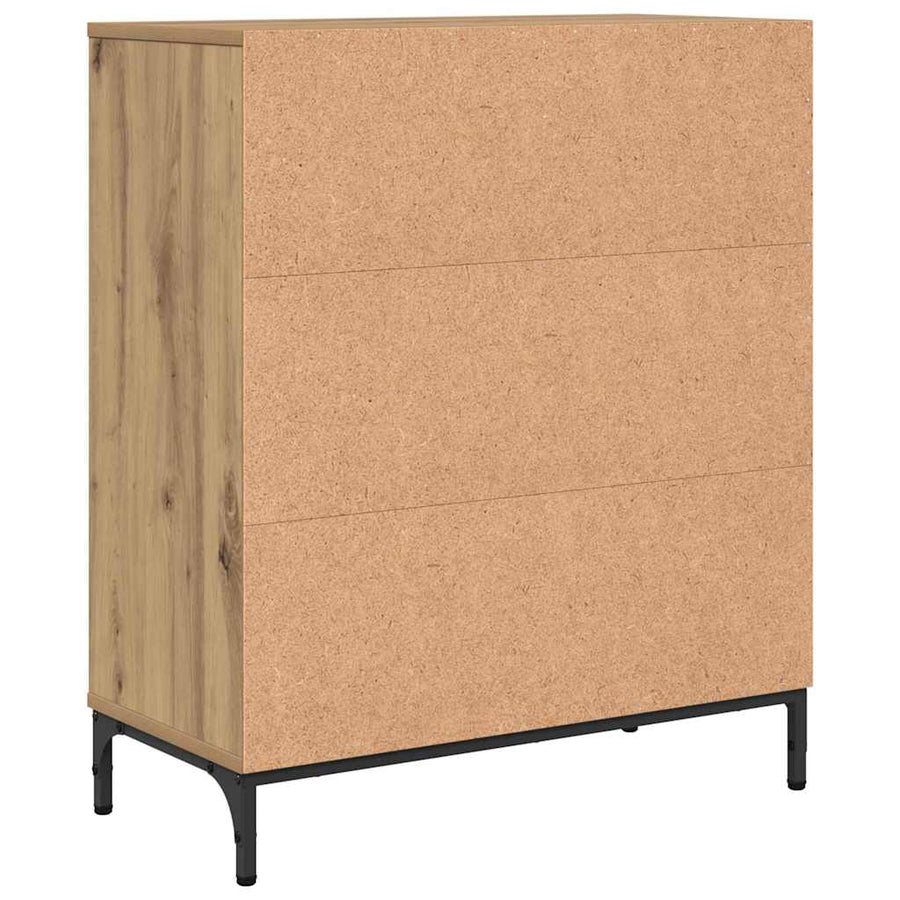 Dressoir Artisan Eiken 69,5 x 33 x 82 cm Bewerkt hout