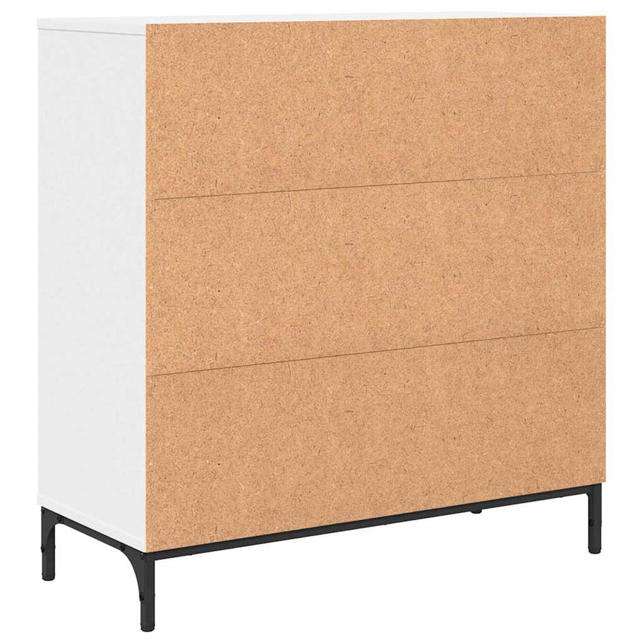 Dressoir met lade Wit 79,5 x 33 x 82 cm Bewerkt hout