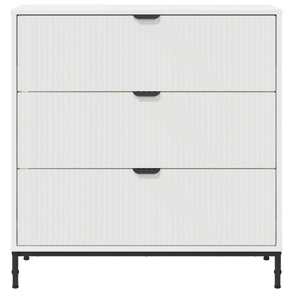 Dressoir met lade Wit 79,5 x 33 x 82 cm Bewerkt hout