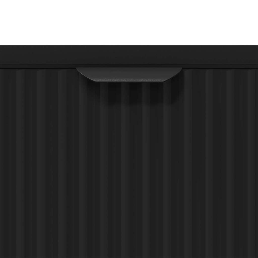 Dressoir met lade Zwart 79,5 x 33 x 82 cm Bewerkt hout