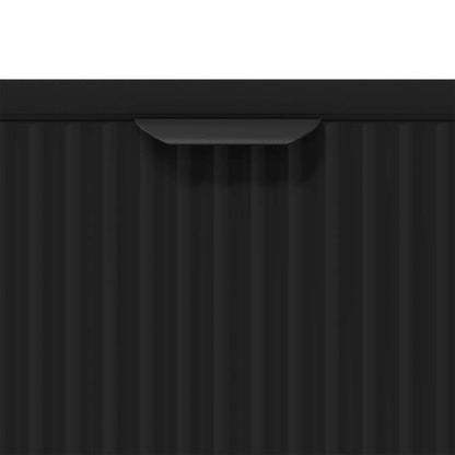 Dressoir met lade Zwart 79,5 x 33 x 82 cm Bewerkt hout