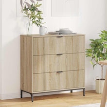 Dressoir met lade Sonoma Eiken 79,5 x 33 x 82 cm Bewerkt hout
