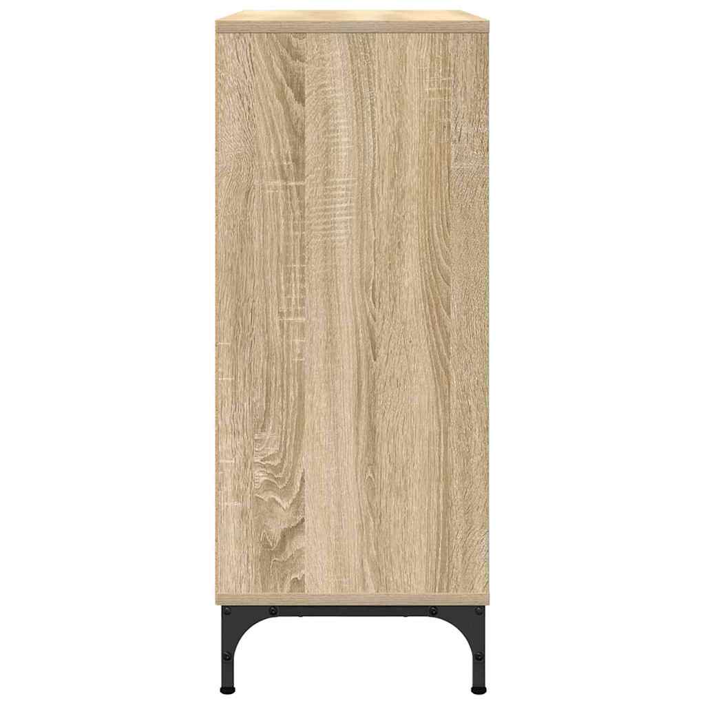 Dressoir met lade Sonoma Eiken 79,5 x 33 x 82 cm Bewerkt hout