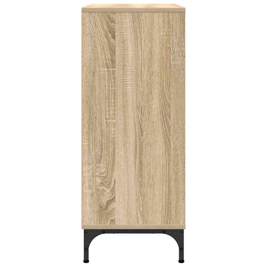 Dressoir met lade Sonoma Eiken 79,5 x 33 x 82 cm Bewerkt hout