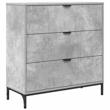 Dressoir met lade Beton Grijs 79,5 x 33 x 82 cm Bewerkt hout