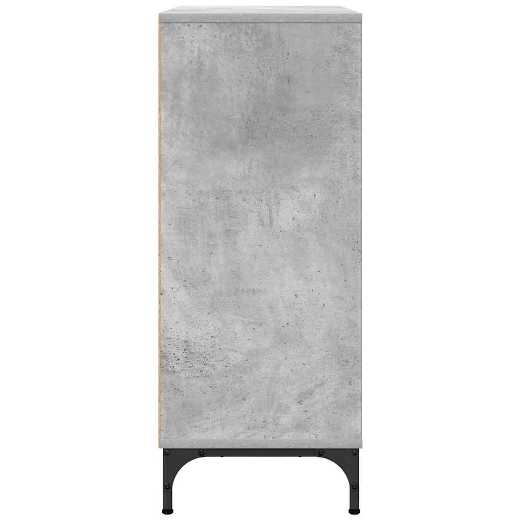 Dressoir met lade Beton Grijs 79,5 x 33 x 82 cm Bewerkt hout