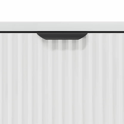 Dressoir met lade Hoogglans wit 79,5 x 33 x 82 cm Bewerkt hout