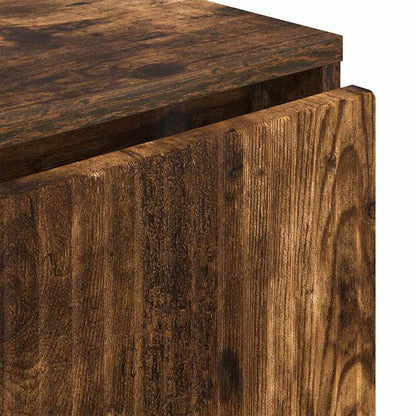 Dressoir met lade Gerookt eiken 79,5 x 33 x 82 cm Bewerkt hout