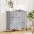 Dressoir 79,5x33x82 cm bewerkt hout grijs