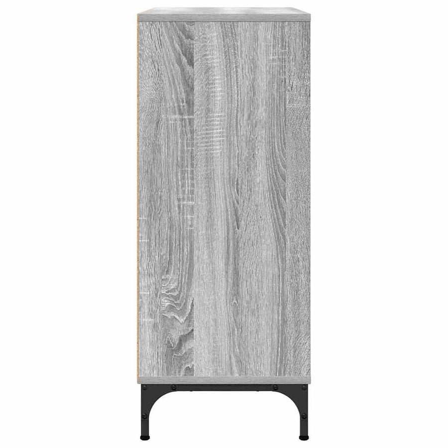 Dressoir met lade Grijs Sonoma 79,5 x 33 x 82 cm Bewerkt hout