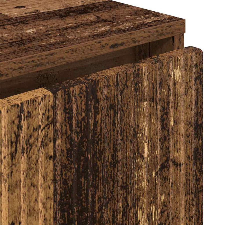 Dressoir met lade Oudhout 79,5 x 33 x 82 cm Bewerkt hout