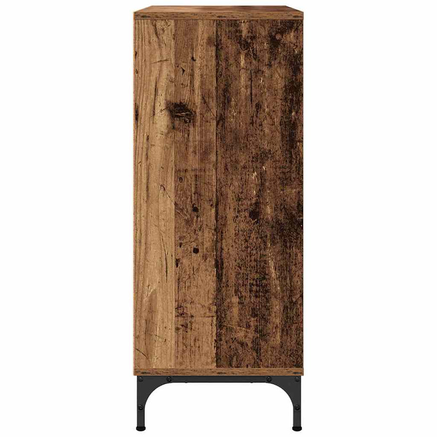 Dressoir met lade Oudhout 79,5 x 33 x 82 cm Bewerkt hout