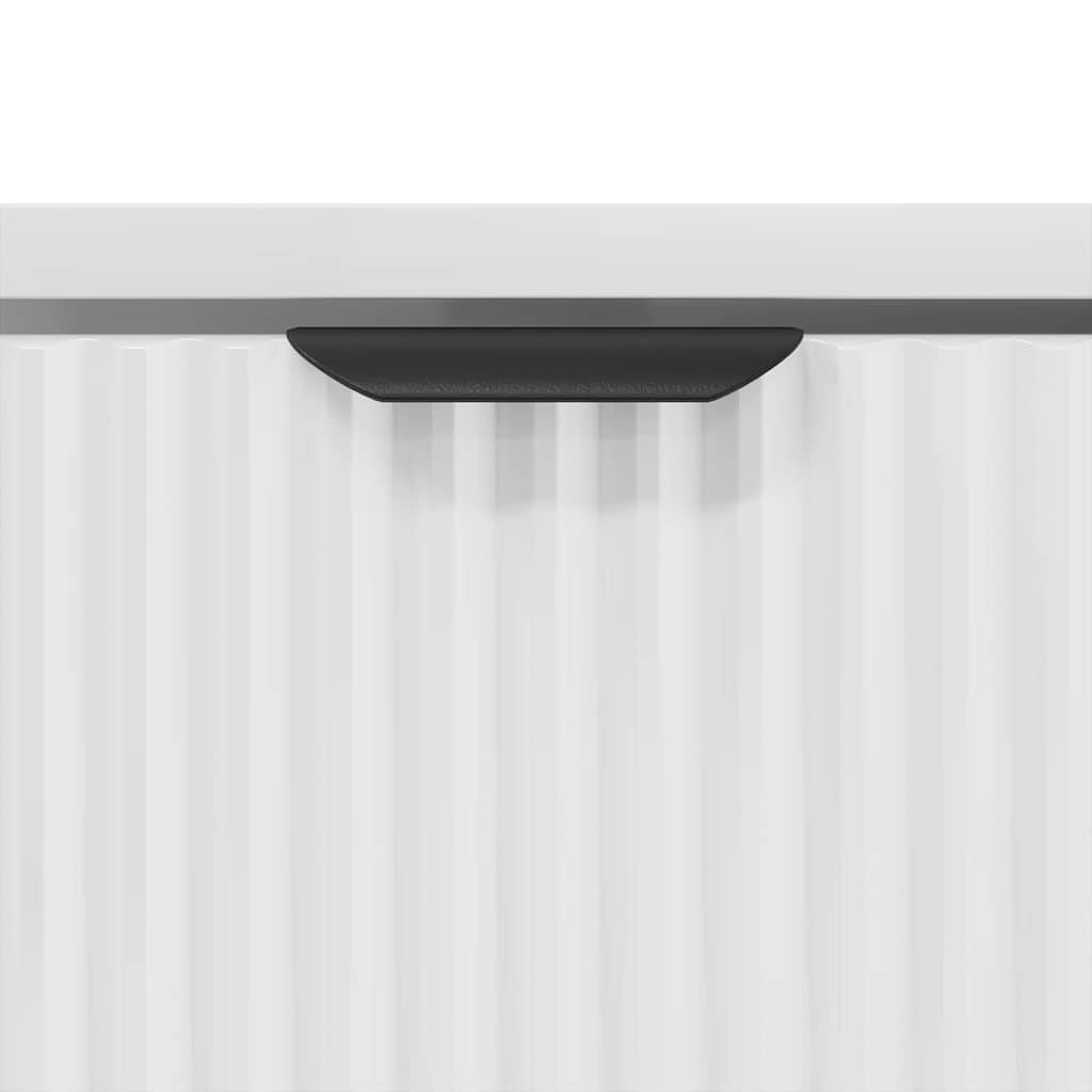 Salontafel met lade Wit 90 x 49 x 46 cm Bewerkt hout