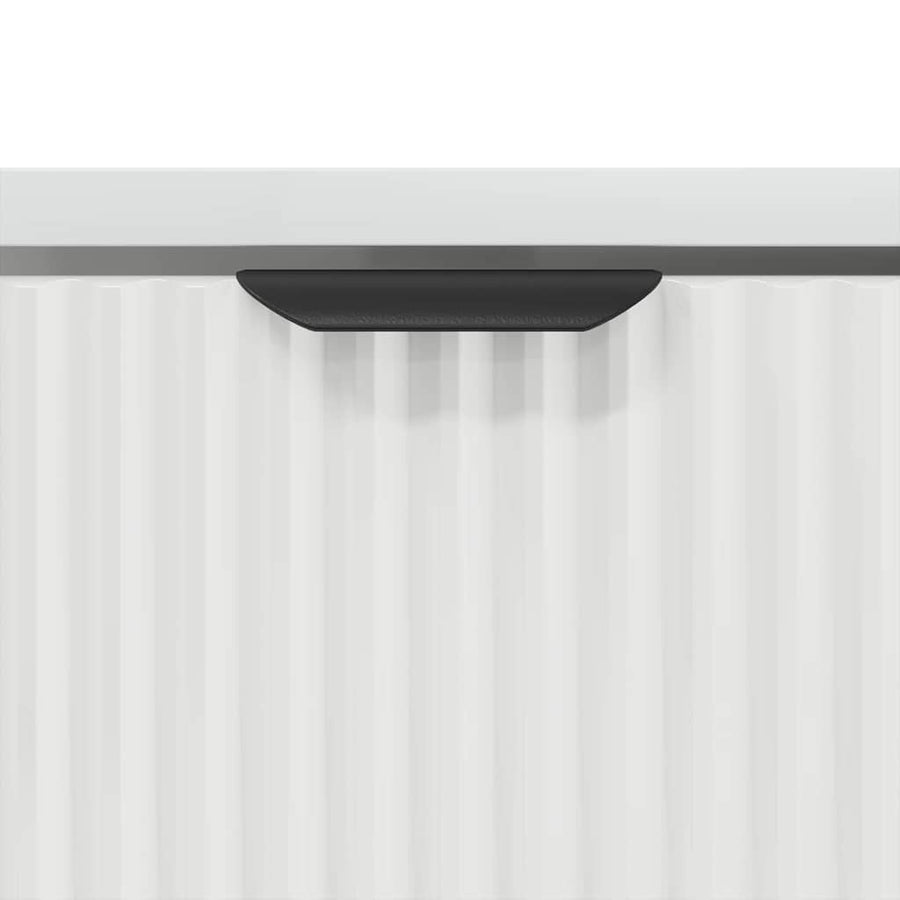 Salontafel met lade Wit 90 x 49 x 46 cm Bewerkt hout