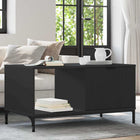 Salontafel zwart eiken 90x49x46 cm