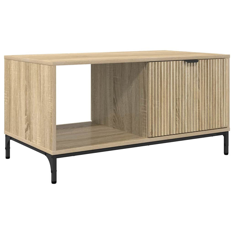 Salontafel met lade Sonoma Eiken 90 x 49 x 46 cm Bewerkt hout