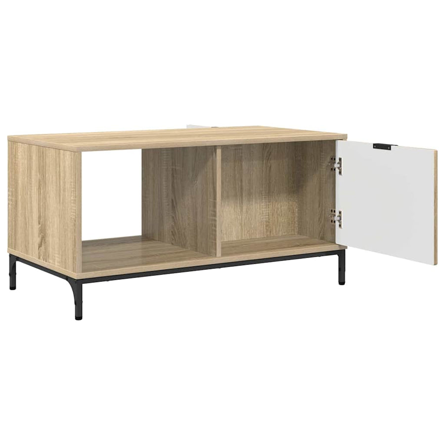 Salontafel met lade Sonoma Eiken 90 x 49 x 46 cm Bewerkt hout