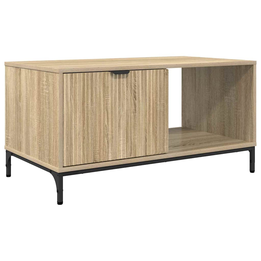 Salontafel met lade Sonoma Eiken 90 x 49 x 46 cm Bewerkt hout