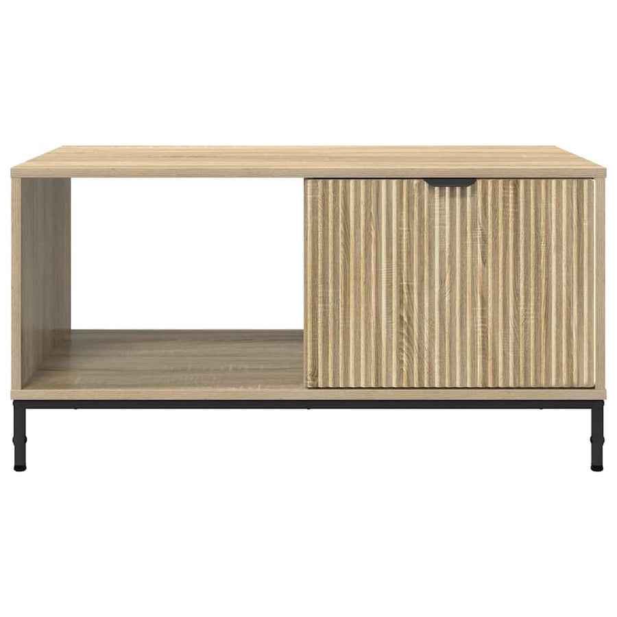 Salontafel met lade Sonoma Eiken 90 x 49 x 46 cm Bewerkt hout