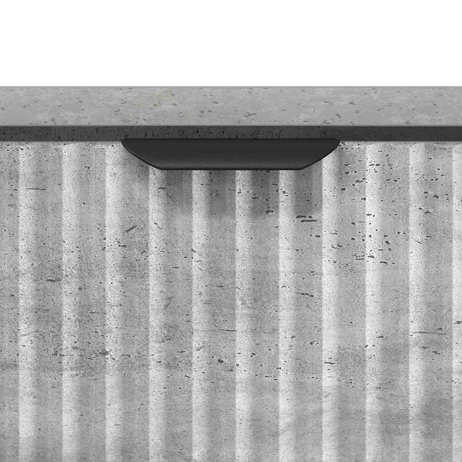 Salontafel met lade Beton Grijs 90 x 49 x 46 cm Bewerkt hout
