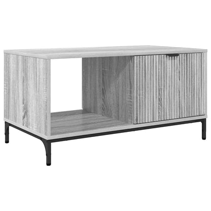 Salontafel met lade Grijs Sonoma 90 x 49 x 46 cm Bewerkt hout