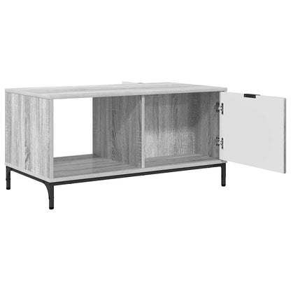 Salontafel met lade Grijs Sonoma 90 x 49 x 46 cm Bewerkt hout