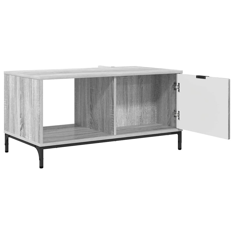 Salontafel met lade Grijs Sonoma 90 x 49 x 46 cm Bewerkt hout