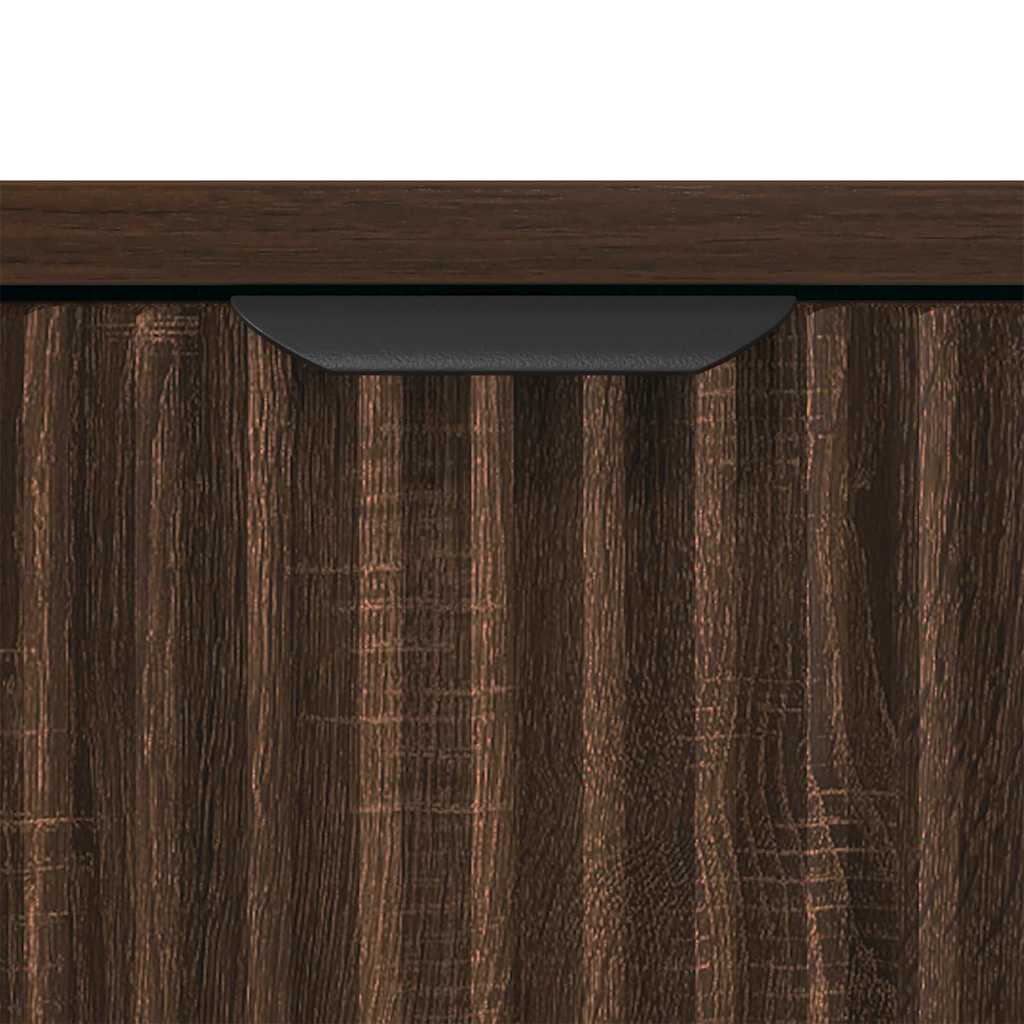 Salontafel met lade Bruin Eiken 90 x 49 x 46 cm Bewerkt hout