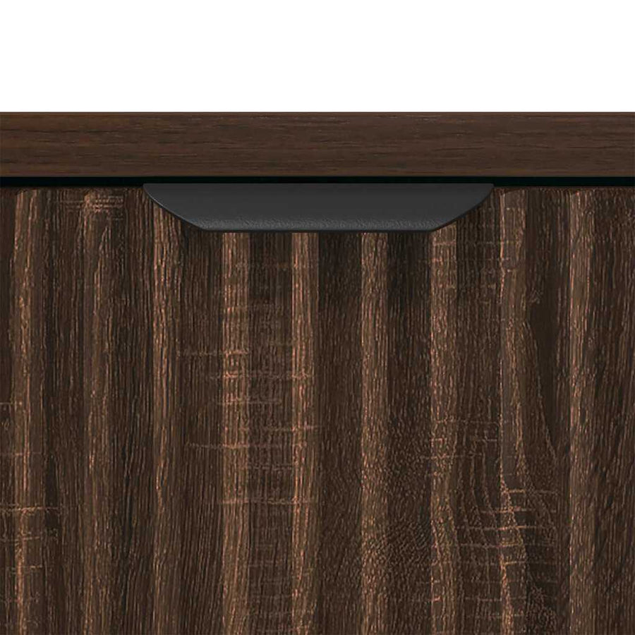 Salontafel met lade Bruin Eiken 90 x 49 x 46 cm Bewerkt hout