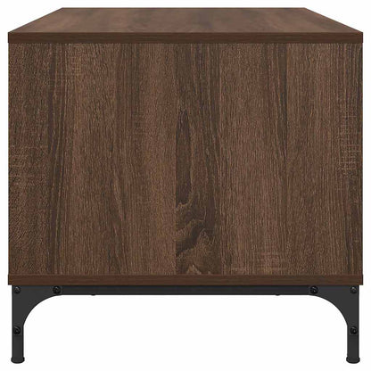 Salontafel met lade Bruin Eiken 90 x 49 x 46 cm Bewerkt hout