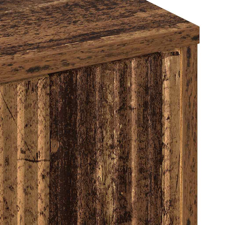 Salontafel met lade Oudhout 90 x 49 x 46 cm Bewerkt hout