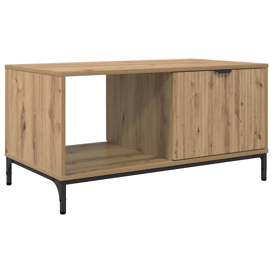 Salontafel met lade Artisan Eiken 90 x 49 x 46 cm Bewerkt hout