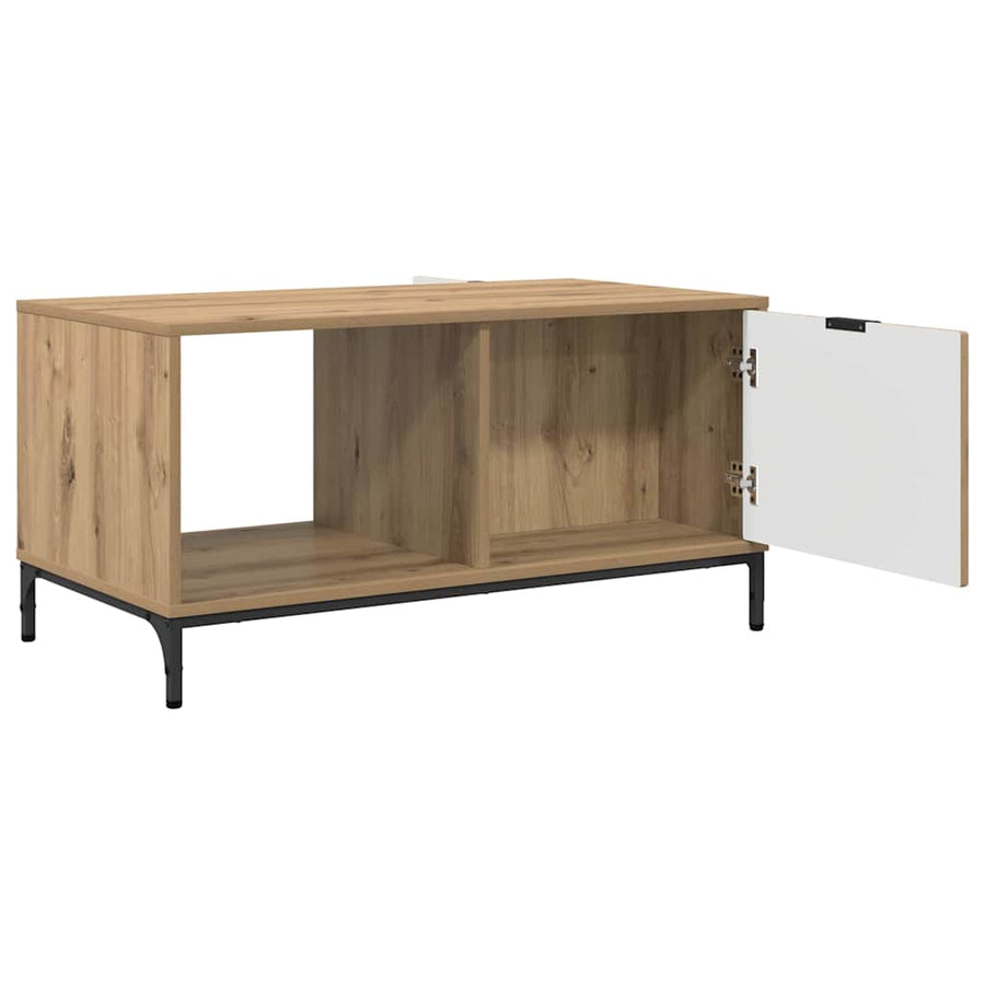 Salontafel met lade Artisan Eiken 90 x 49 x 46 cm Bewerkt hout