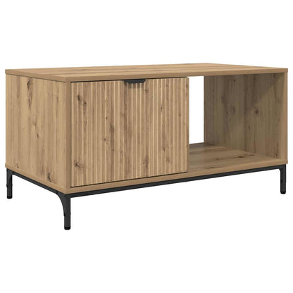 Salontafel met lade Artisan Eiken 90 x 49 x 46 cm Bewerkt hout