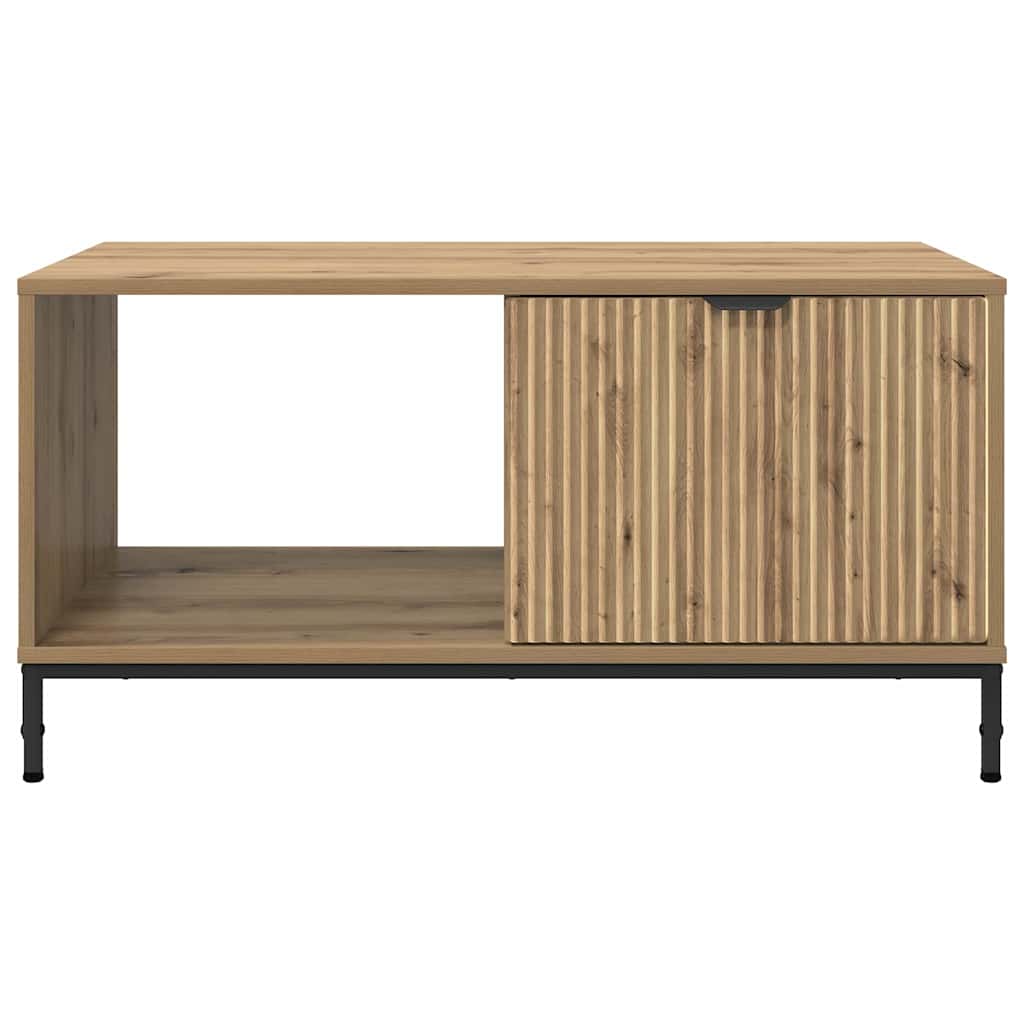 Salontafel met lade Artisan Eiken 90 x 49 x 46 cm Bewerkt hout
