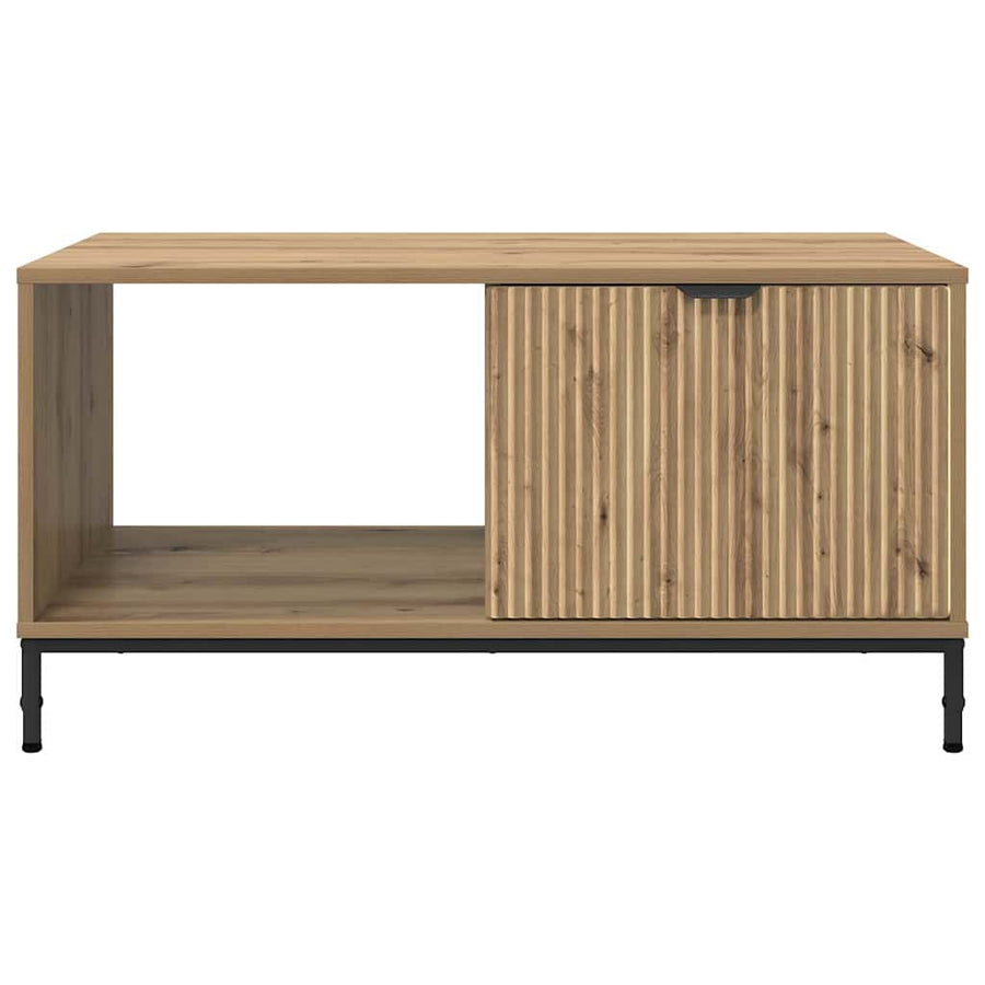 Salontafel met lade Artisan Eiken 90 x 49 x 46 cm Bewerkt hout