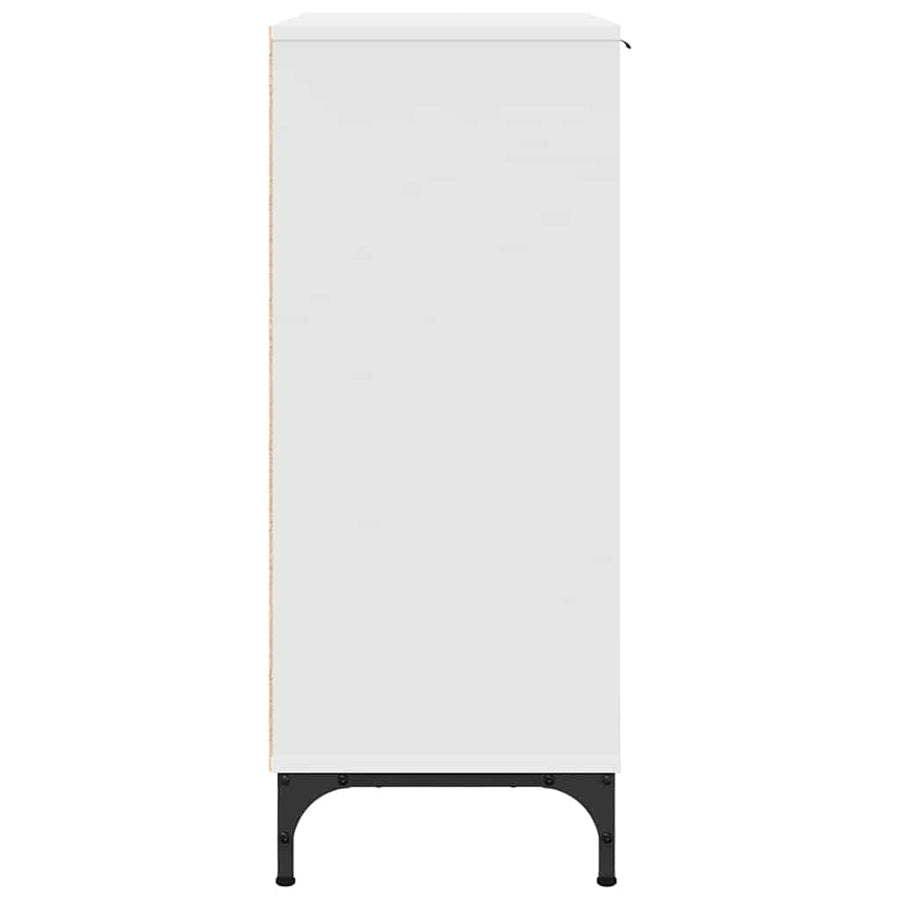 Dressoir met lade Wit 89,5 x 33 x 82 cm Bewerkt hout