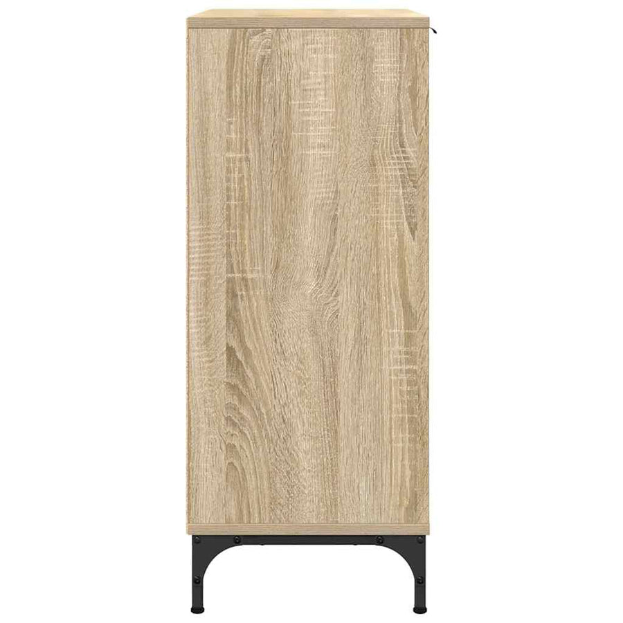Dressoir met lade Sonoma eiken 89,5 x 33 x 82 cm Bewerkt hout