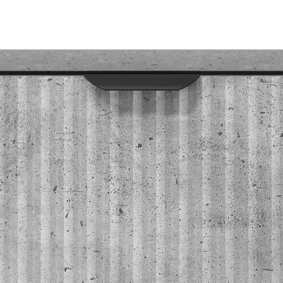 Dressoir met lade Betongrijs 89,5 x 33 x 82 cm Bewerkt hout