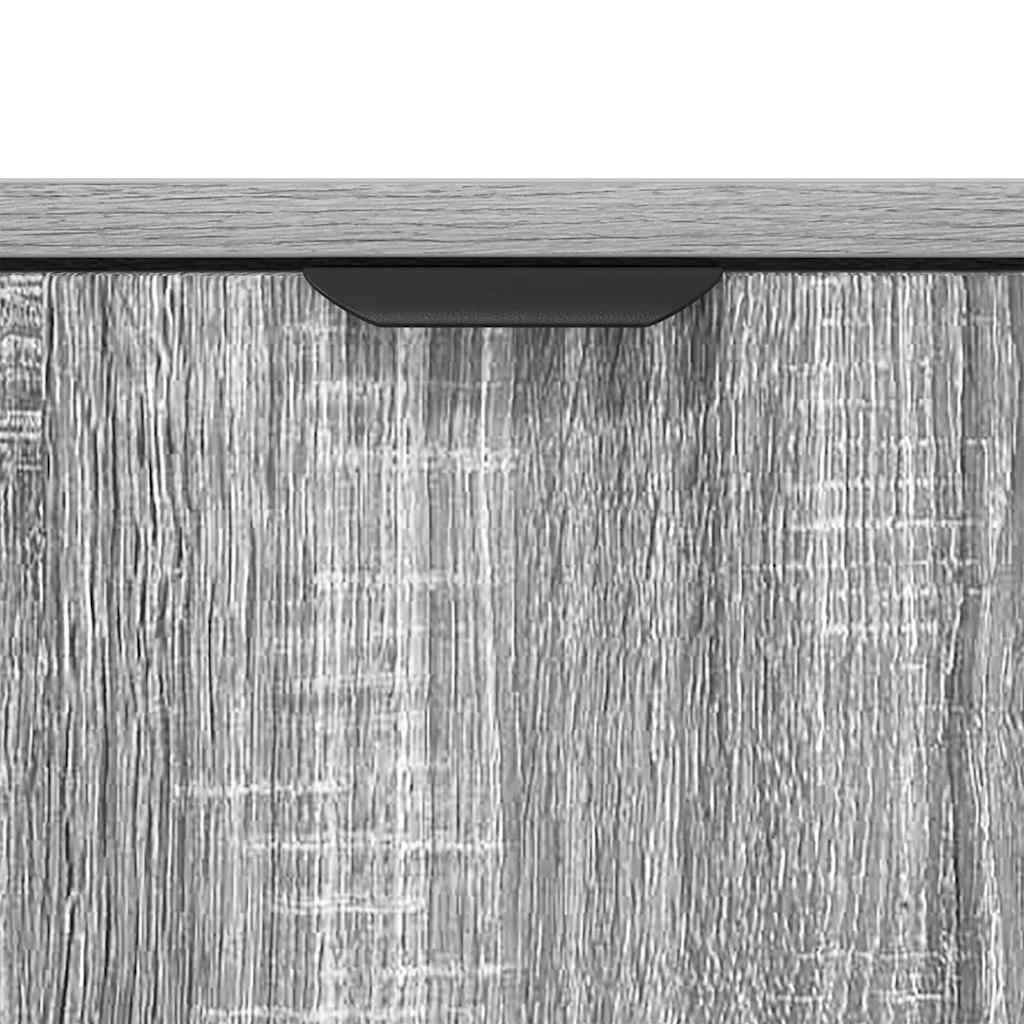 Dressoir met lade Grijs sonoma 89,5 x 33 x 82 cm Bewerkt hout