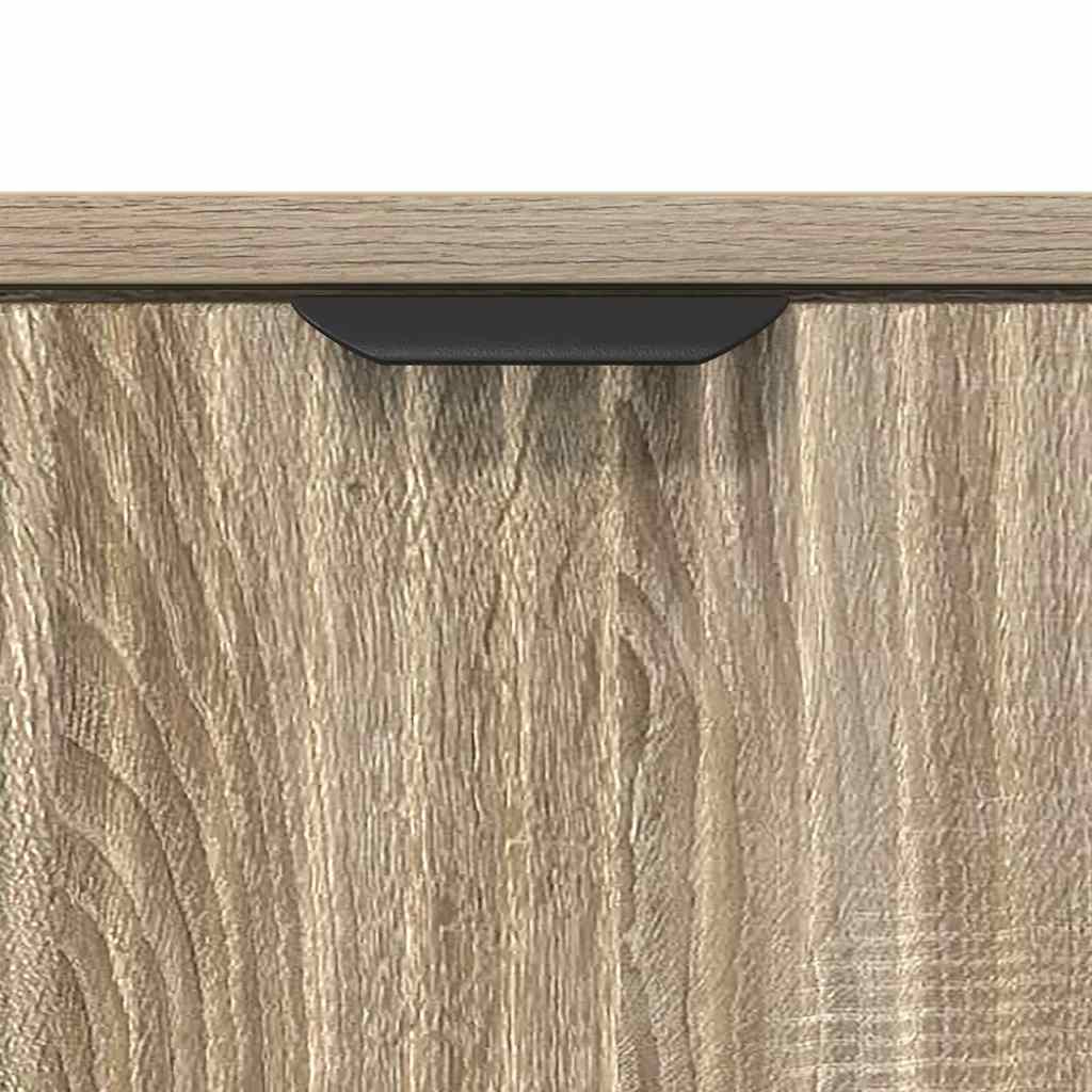 Nachtkastje Sonoma eiken 63.5 x 36 x 61 cm Bewerkt hout