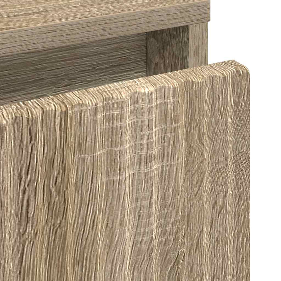 Nachtkastje Sonoma eiken 63.5 x 36 x 61 cm Bewerkt hout